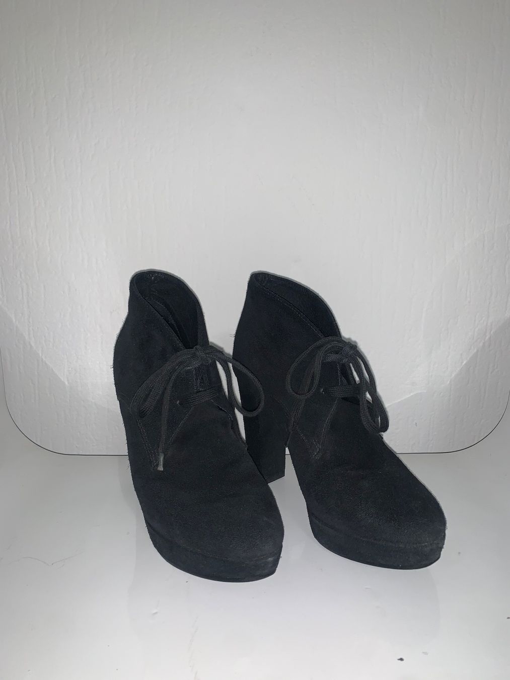 Benetton Scarpe da donna: BENETTON Compensées plateformes daim noir - taille 37 – Usato da Lausanne venduto da Xiaoxi 2