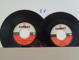 10 Vinyl Singles - 3x Peter Orloff -7x Bernd Spier - Vintage