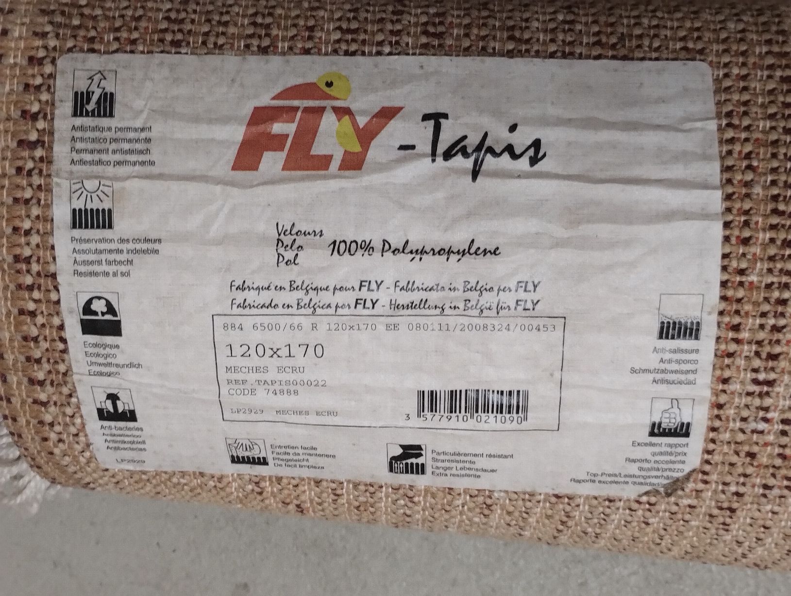 Tappeti: Fly-Tapis Teppich, 120x170 cm, beige – Usato da Zürich venduto da danihell 2