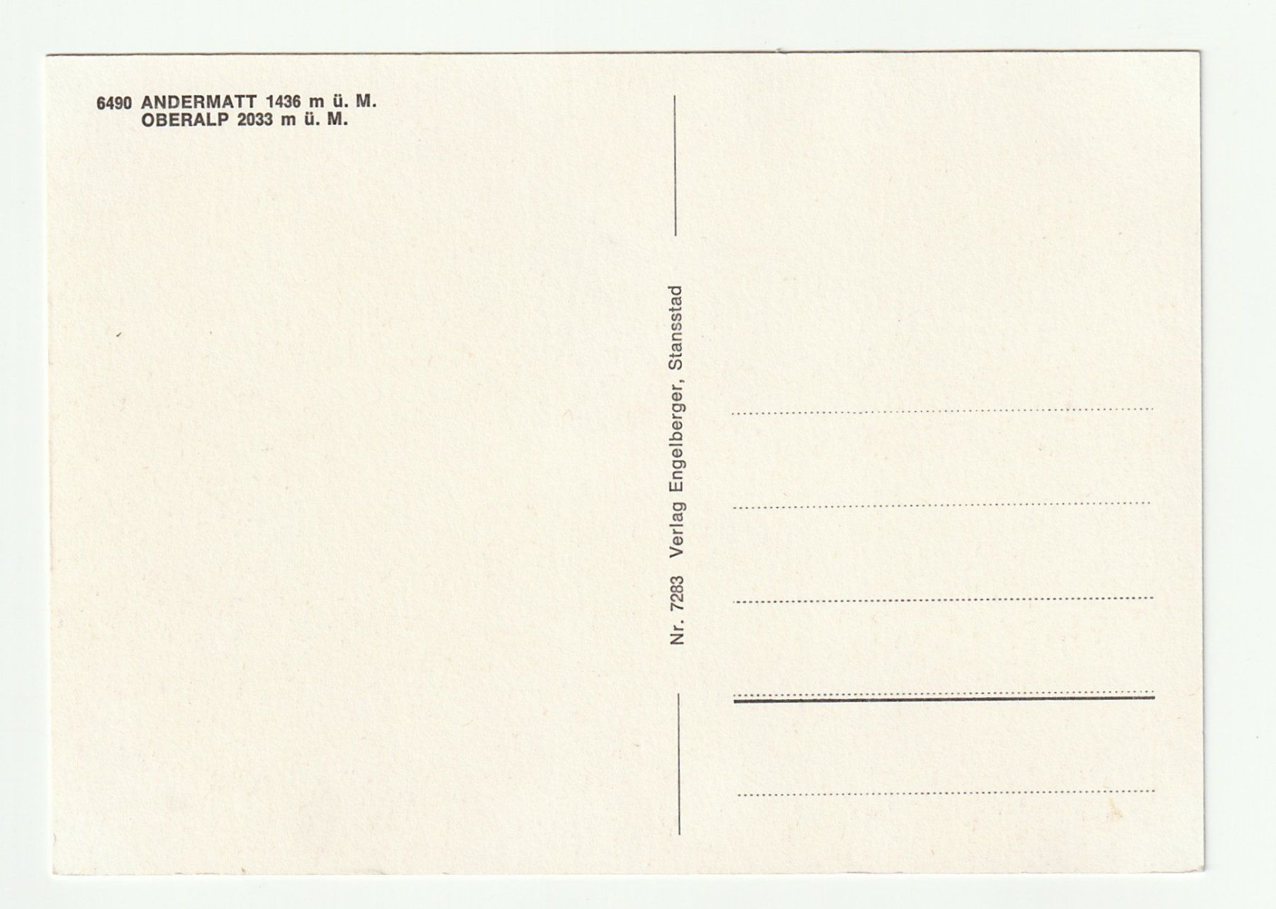 Cartoline postali: Ansichtskarte Andermatt Oberalp Ungelaufen – Nuovo (secondo la descrizione) da St. Gallen venduto da Ricardo_Deals 1