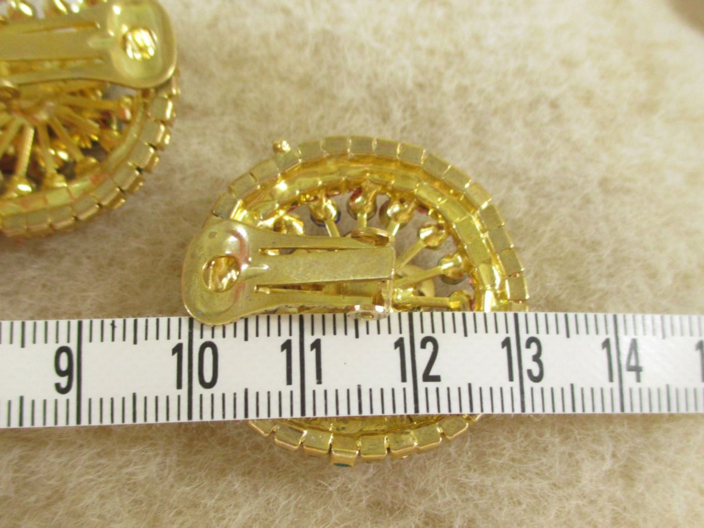 Ohrringe & -stecker: Statement Ohrclips Strass Vintage Clips Ohrringe – Gebraucht aus Rorschacherberg von Marubium 8
