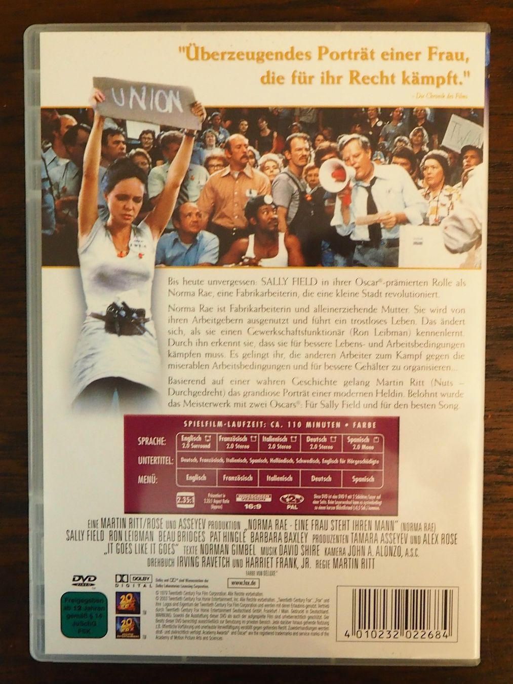 Alle DVDs: Norma Rae / Sally Field – Gebraucht aus Chur von dluli 1