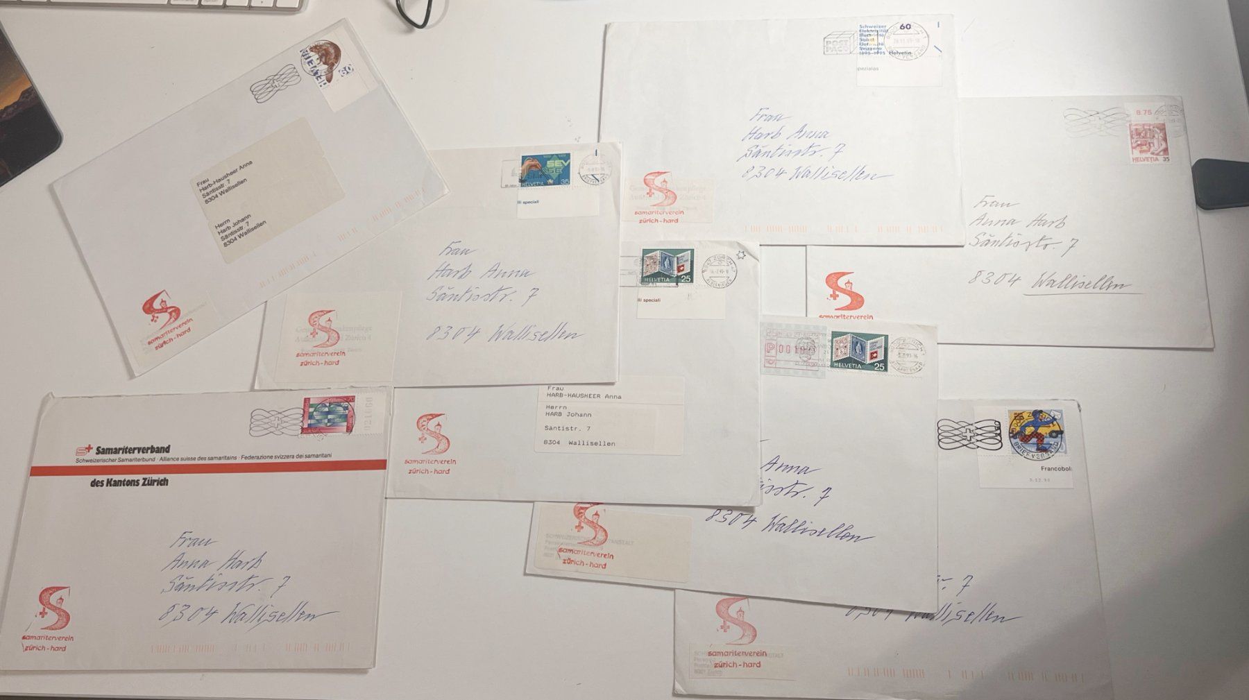 Tous les timbres: Samariterverband Zurich Briefe – D'occasion à Riva san vitale par abd_p86k