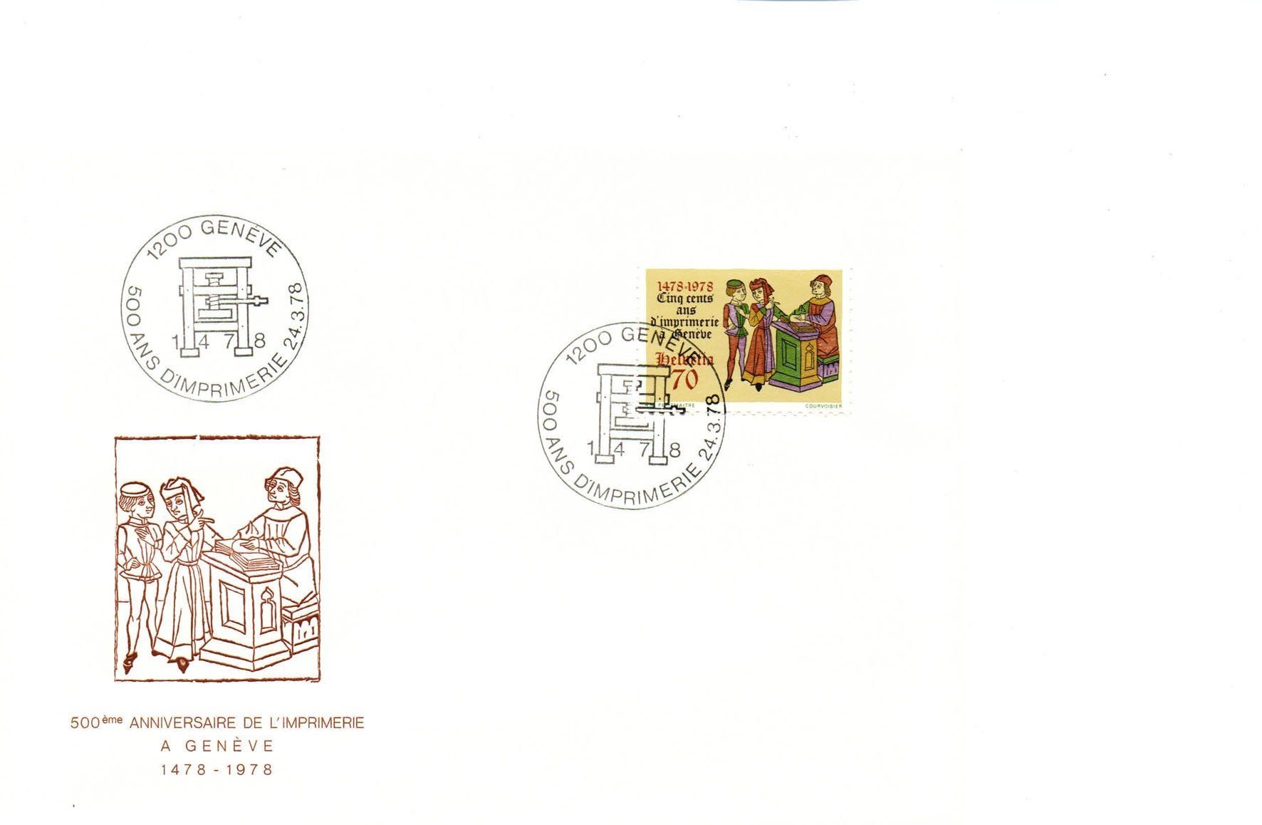 Couverts & Versandtaschen: Envellopes commémoratives – Gebraucht aus Petit-Lancy von Pimose