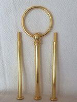 ETAGERE STANGEN   MAXIRING  GOLD  für eine 3-lagige Etagere
