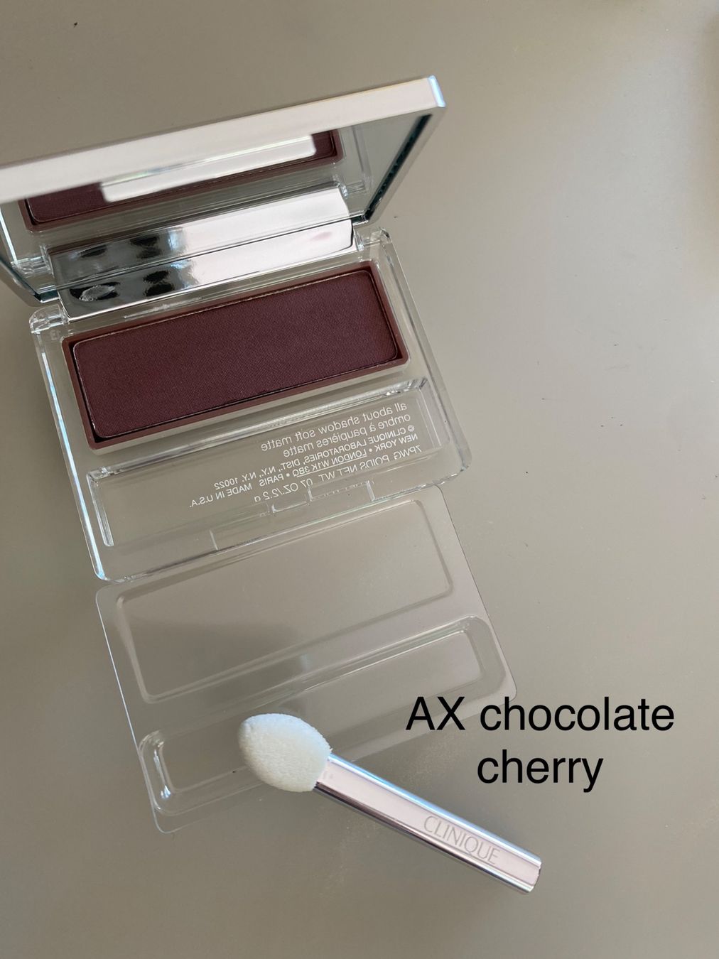 Make-up: Clinique eyeshadow mono NP 32 – Nuovo e nell'imballaggio originale da Pully venduto da Natala