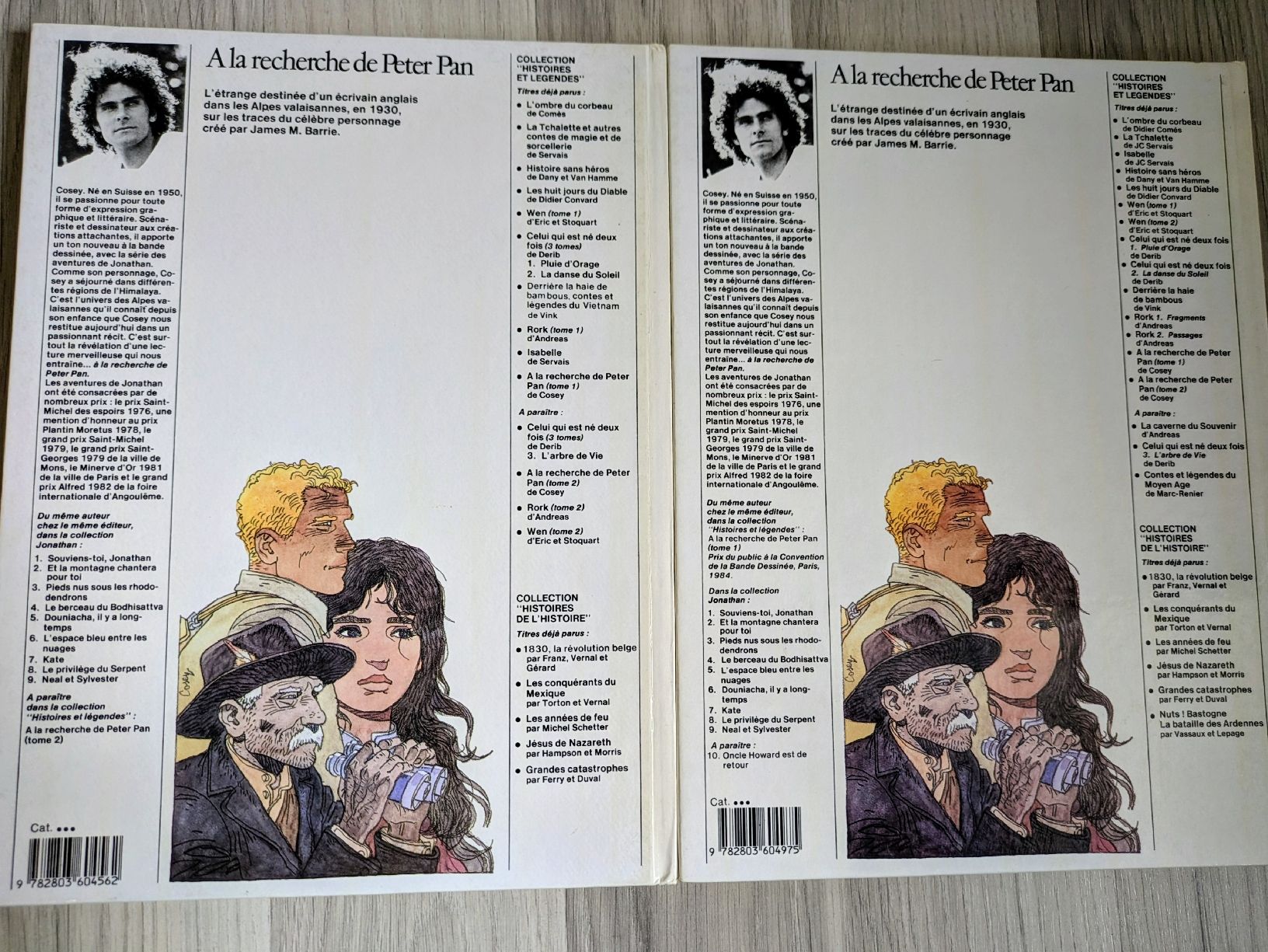 Fumetti: Bd À la recherche de Peter pan de Cosey  – Usato da Châtonnaye venduto da Enjie 1