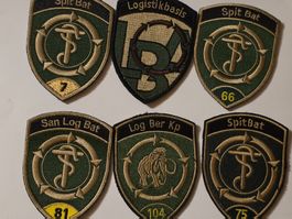 Logistique Badges 6 Stück Original Klett