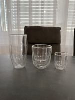 22x doppelwandige Gläser von Lunasoil, 3 Grössen