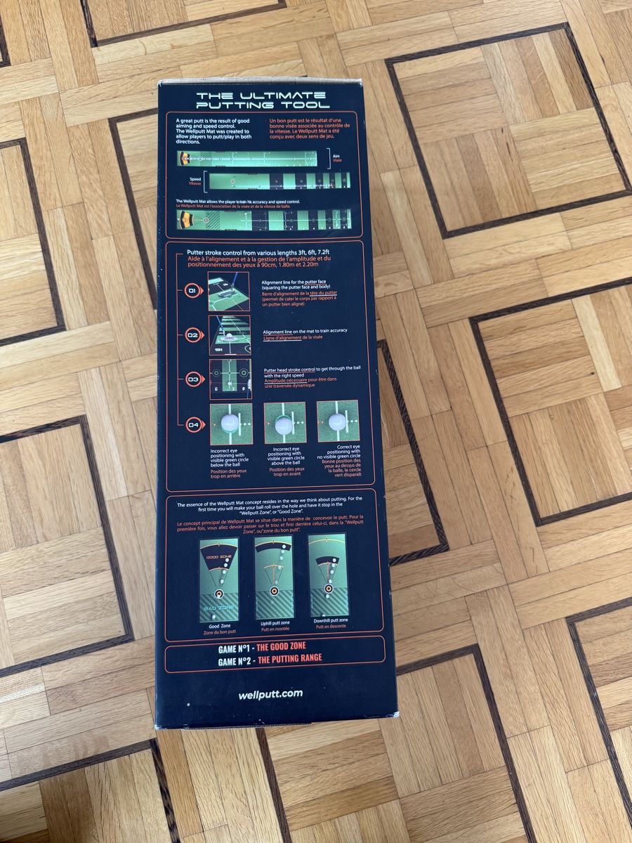 Tappeto da gioco: WELLPUTT Golf Putter Mat 4M Indoor Practice Mat – Nuovo (secondo la descrizione) da Luzern venduto da gparadise1 2
