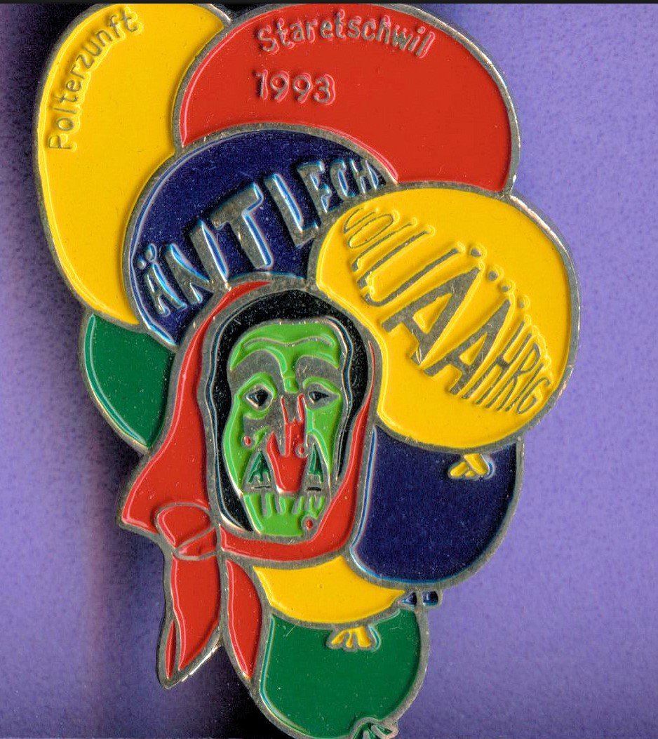 Placchette & Badge: POLTERZUNFT  Staretschwil  1993 – Usato da Winterthur venduto da Sammleroase