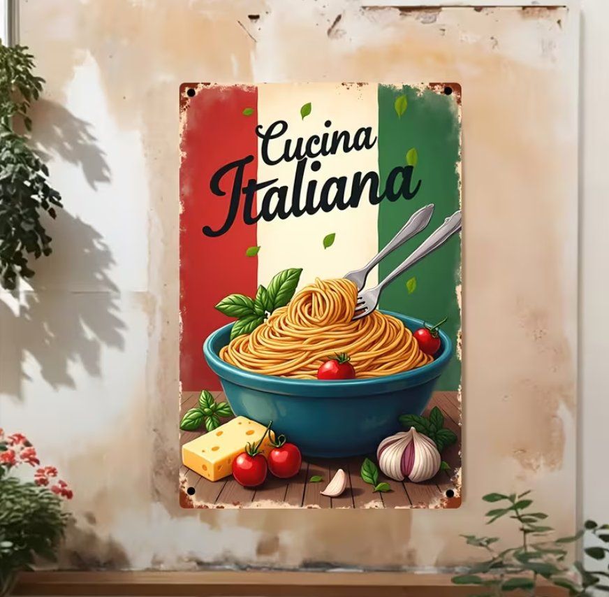 Insegne: Schild Cucina Italiana – Nuovo e nell'imballaggio originale da Gerlafingen venduto da Tsuru 2
