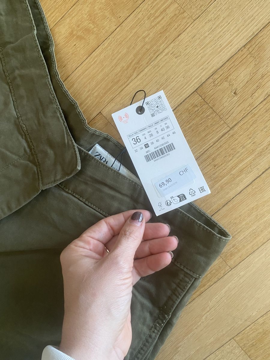 Zara Pantaloni: pantalon kaki zara – Nuovo e nell'imballaggio originale da Versoix venduto da wen_75xm 2