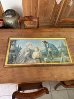 Heiligenbild -  Familie an der Arbeit. Masse: 820x420 mm