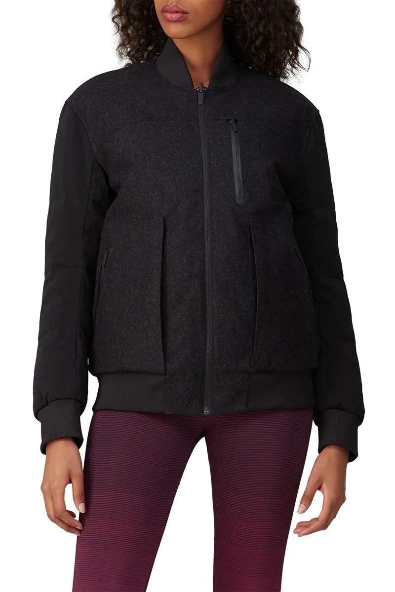 Lululemon Mäntel: Lululemon Roam Far Wool Down Bomber Jacket Coat Mantel – Gebraucht aus Münchenstein von B771 1