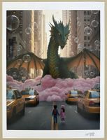 Bubble Studio: Dragon Encounter in NYC, signiert 3/50