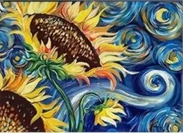 Diamant Painting Sonnenblumen 30x40cm