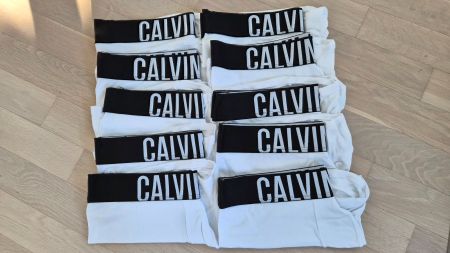 10 Calvin Klein Boxershorts weiss Grösse L