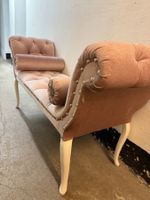Elegante Chaiselongue in Rosé / Samtoptik