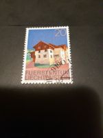Rare! Timbre Liechtenstein 20 centimes - Maison 1975