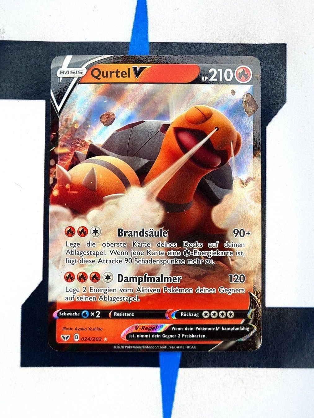 Pokémon Sammelbilder & Trading cards: Qurtel V SSH 024 DE Good – Gebraucht aus Basel von Zadoys