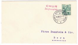 Lettre de CHUR BPA A79 pour Bern le 10.VIII.37