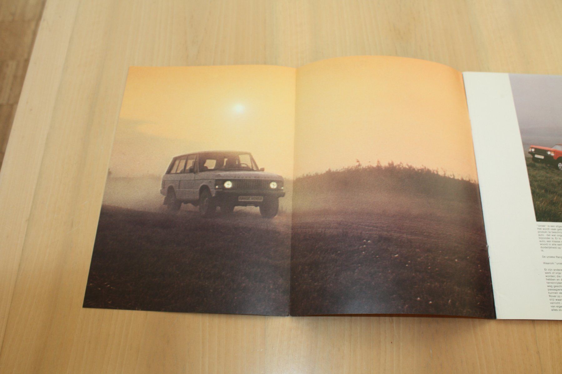 Land Rover Documenti: Range Rover Classic Prospekt NL – Usato da Wikon venduto da erwin400 2