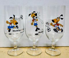 3 EXKLUSIVE Gläser der Fussball WM USA 1994