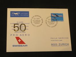 50 Jahre Schweizerische Luftpost 30.04.1969