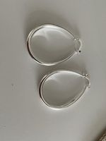 Paire de créoles argent 925 forme goutte