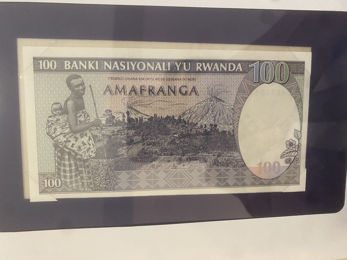 Billets de banque: Banknotenbrief Rwanda – Neuf (Voir description) à Muralto par Alex1912 2