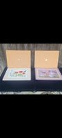 2 Set Platzdeckchen a 4 Stück Tischset mit Blumenmotiv