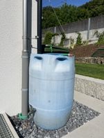 Regenfass mit Wasserhahn 