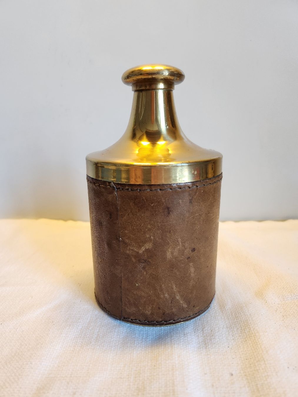 Spardosen: Vintage Pan Am Messingdose Leder West Germany – Gebraucht aus Zürich von BAENZERINO 2