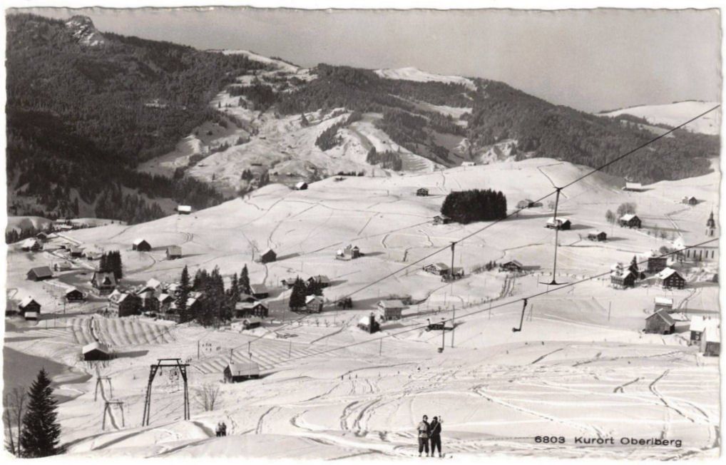 Ansichtskarten: Oberiberg - Skilift – Gebraucht aus Binningen von Mountainrider