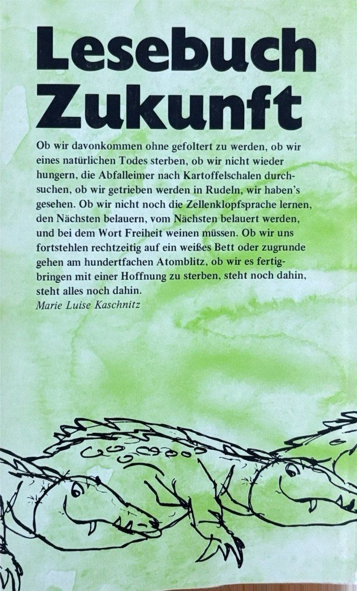 Bücher: Lesebuch Zukunft – Neu (gemäss Beschreibung) aus Sarnen von Livres 1
