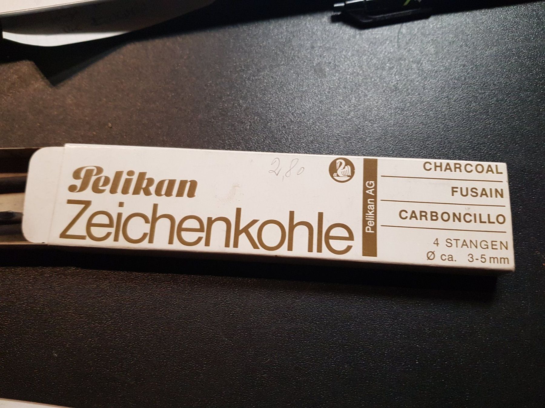 Pelikan Penna & Evidenziatori: alte Pelikan Zeichenkohle Charcoal Stift – Usato da Walterswil BE venduto da Lonitti