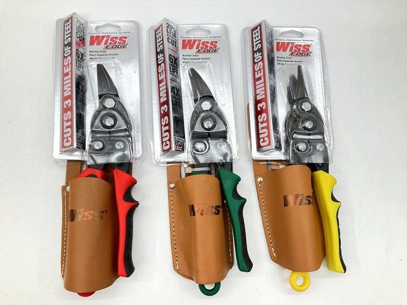 Tutti gli attrezzi: 3x Wiss ciseaux à tôle – Nuovo e nell'imballaggio originale da Rueyres-Treyfayes venduto da EmileP8992