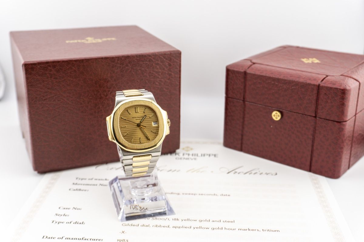 Patek Philippe Orologi: PATEK PHILiPPE NAUTiLUS 3800/01 - EXTRAIT DES ARCHIVES + BOx – Usato da Genève venduto da kea_wkz2 1