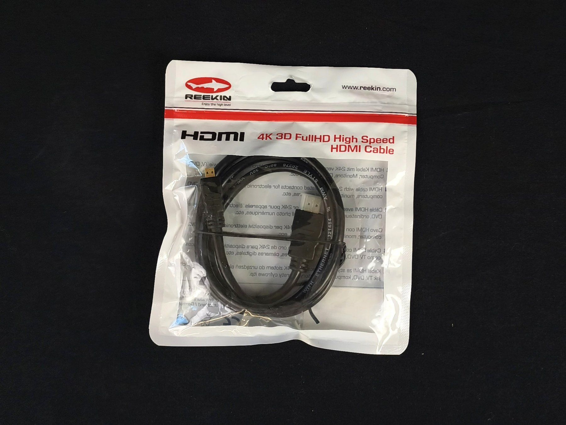 Câbles: Reekin 4K 3D FullHD High Speed HDMI Cable – Neuf (Voir description) à Pratteln par Restwert_Pratteln 1