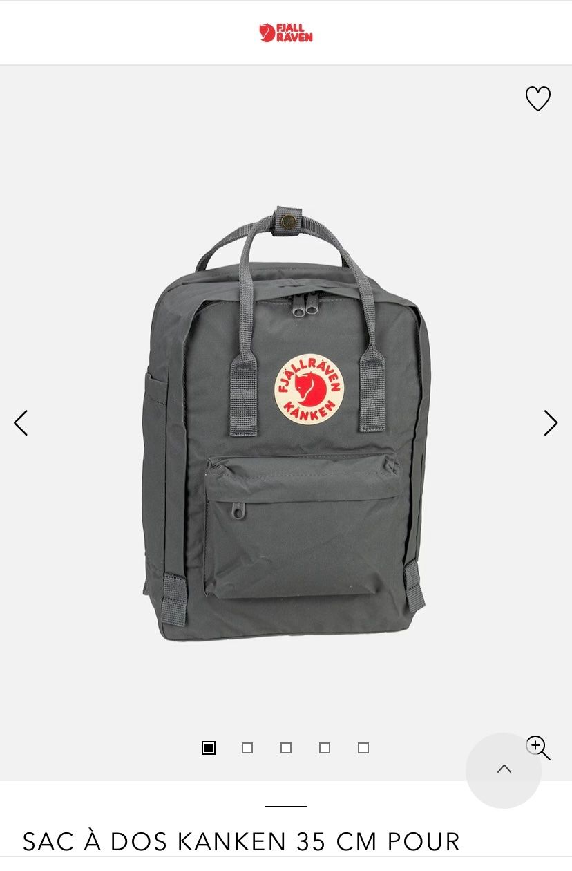 Fjällräven Zaini: Fjallraven Kanken Grau Rucksack – Usato da Givisiez venduto da dor_xb9k 1