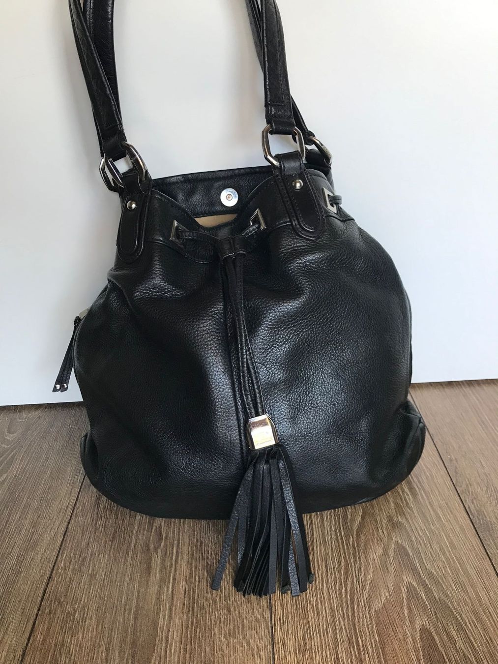 Borse da donna: Sac à main noir en cuir B. Makowsky excellent... – Usato da Grimisuat venduto da eliseba88