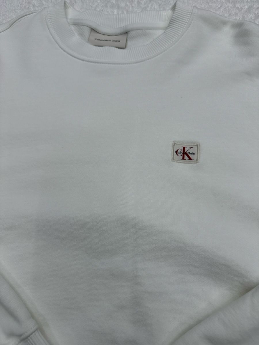 Calvin Klein Maglioni & Felpe: Sweat Calvin Klein Jeans blanc taille M neuf – Nuovo (secondo la descrizione) da Chenens venduto da anasantos90 2