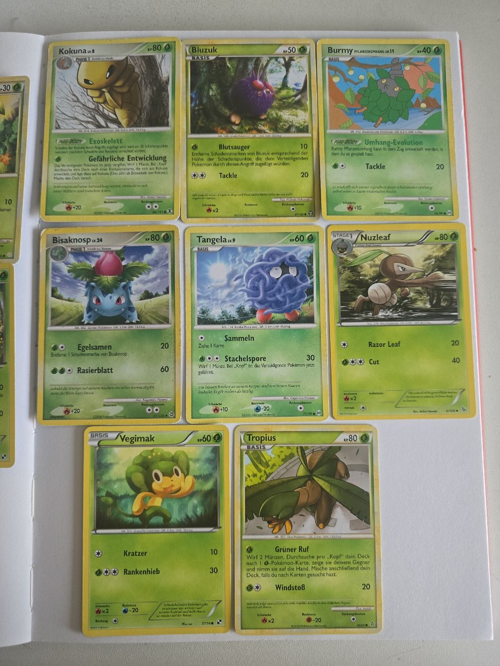 Pokémon Carte collezionabili: Pokémon Pflanzen Bundle, 14Stk. vers. Sets, DE, ältere Sets – Usato da Pfäffikon SZ venduto da gmw_8nk9