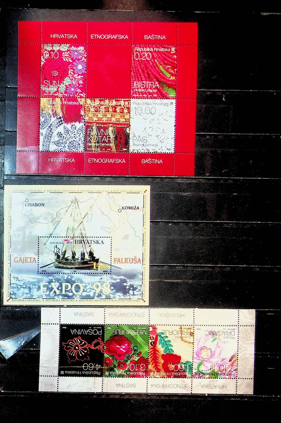 Tous les timbres: CROATIE 3 BLOCS NEUFS** 1998-2010 /U627 – Neuf (Voir description) à Estavayer-le-Lac par nane85