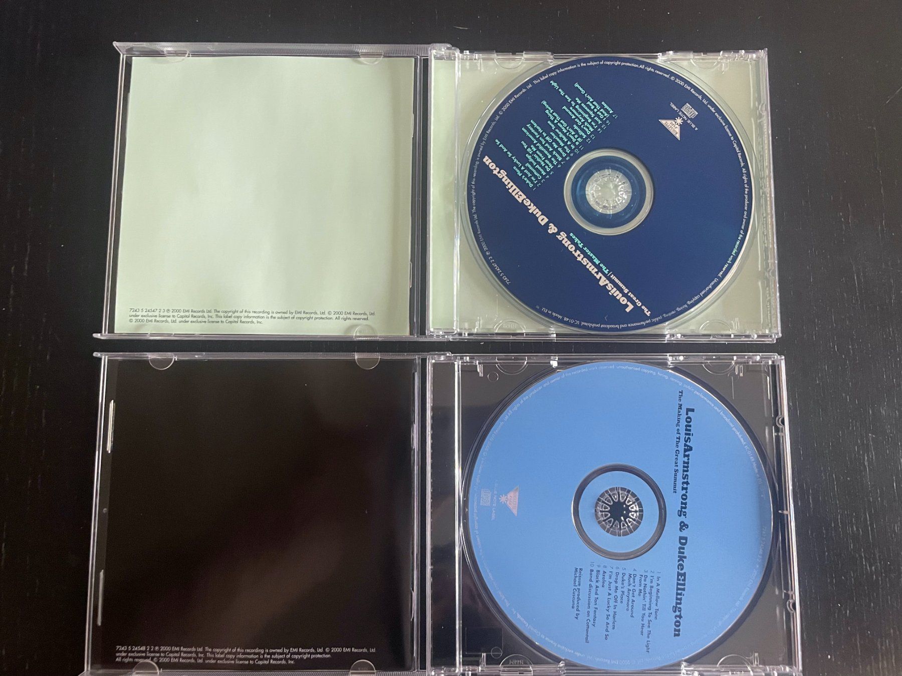 CD: 2 CD Louis Armstrong & Duke Ellington – Usato da Villeneuve VD venduto da vin_7zm6 4