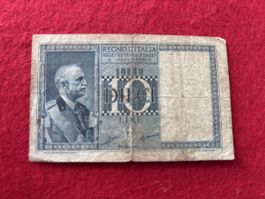 Billet Italie 🇮🇹 10 lire 