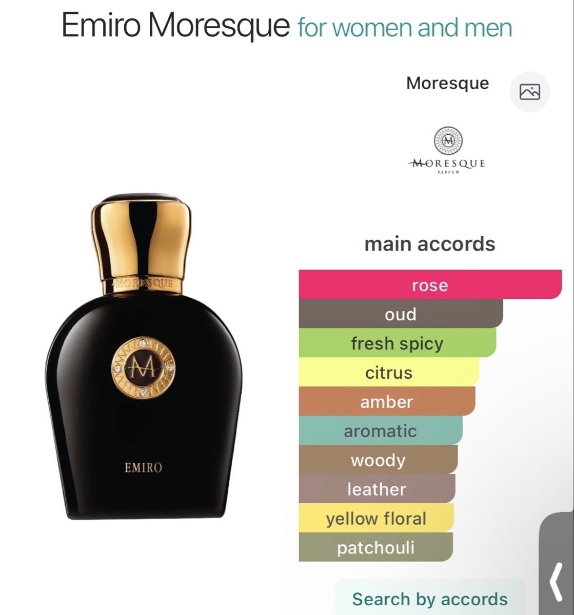 Profumi & Eau de Toilette: Moresque Emiro Parfum 50ml - Eau de Parfum – Usato da Zürich venduto da Thetimtam 3