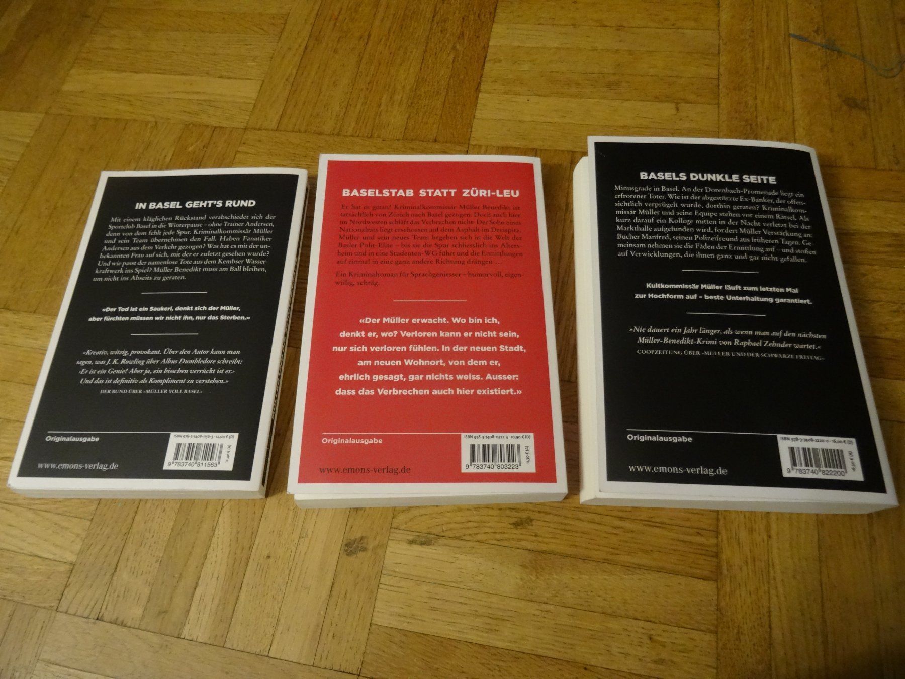 Libri: Müller & Zehnder Krimi 3 Bücher – Usato da Olten venduto da pechsisa1 1