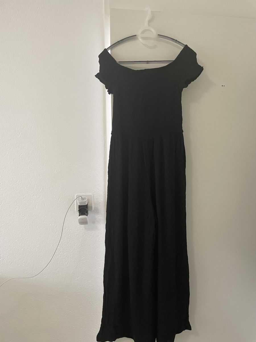 Tute: Jumpsuit schwarz Grösse M Damenmodellschnürung – Usato da Biel/Bienne venduto da philong 2